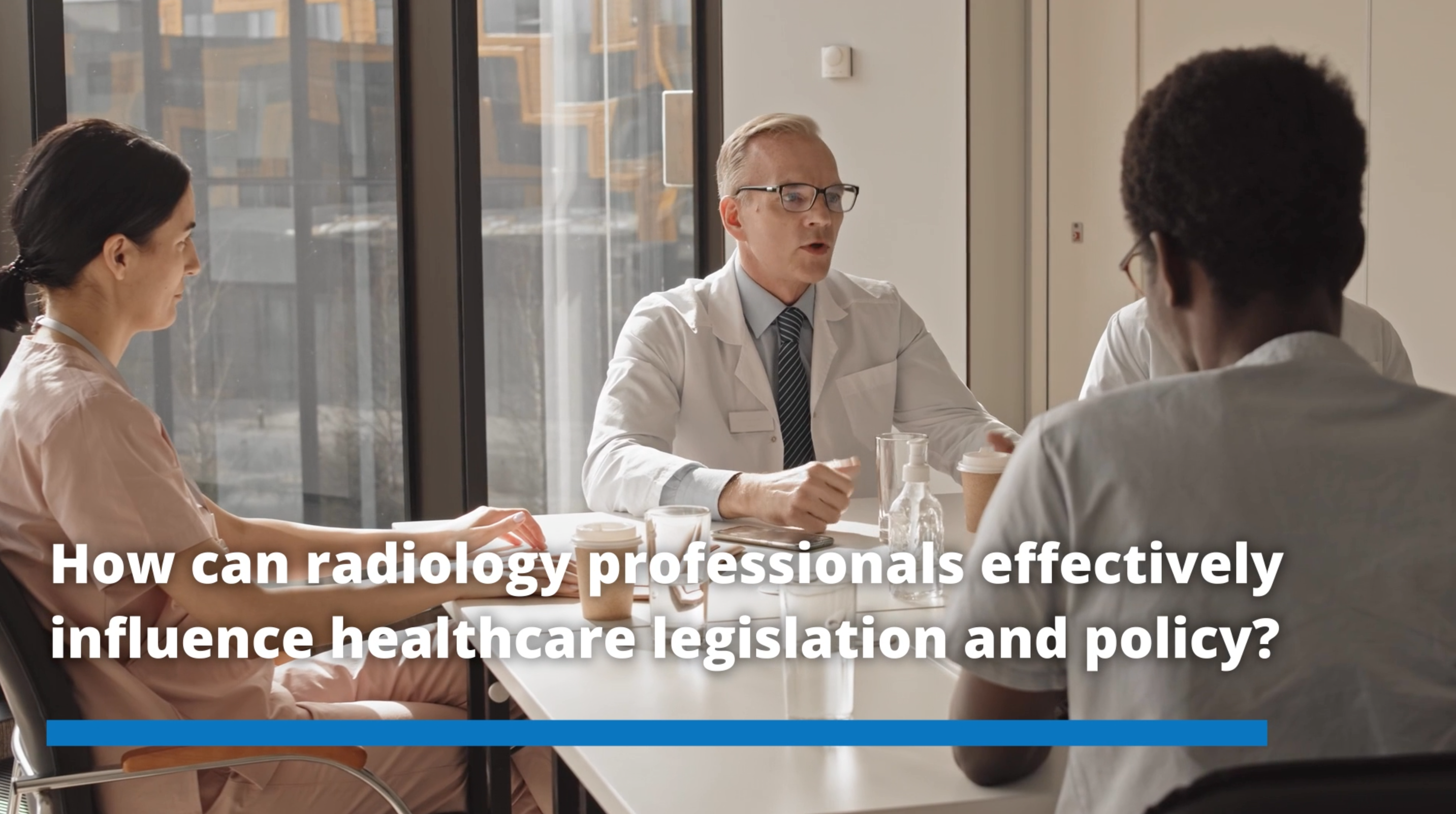 How can radiology professionals effectively influence healthcare legislation and policy?